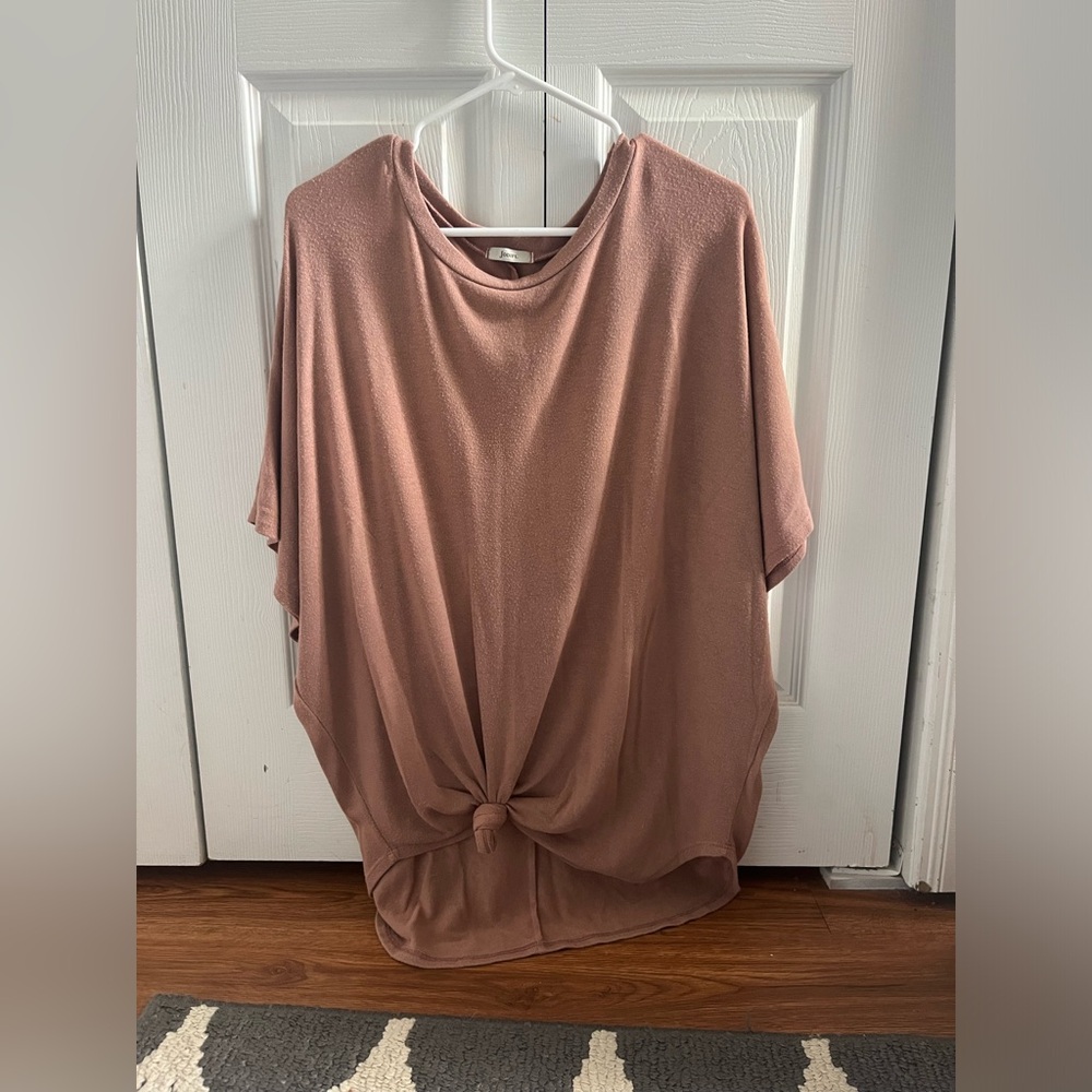JODIFL Dusty Rose Short Sleeve Top